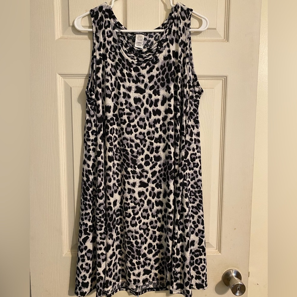 Heimish Women’s Leopard Print Tank Dress
